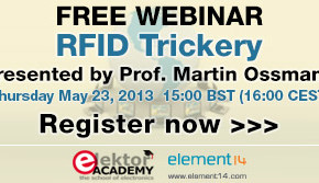 Jetzt anmelden: GRATIS-Webinar ''RFID Trickery'' am 23.05.2013