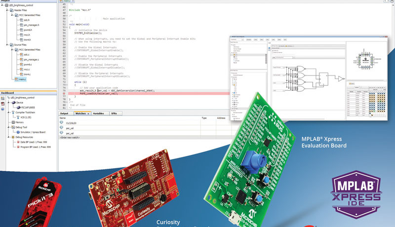 Cloud-basiertes Programmieren von PIC-Mikrocontrollern