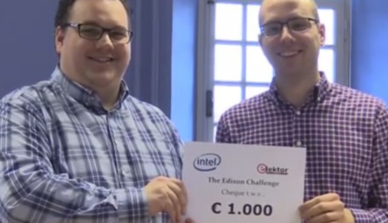 Hauptgewinn Edison Challenge NL überreicht