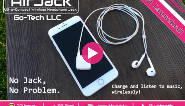 AirJack – universeller und mobiler Audio-Bluetooth-Adapter