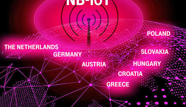 Europaweites Schmalband-IoT-Netz der Telekom. Bild: Deutsche Telekom