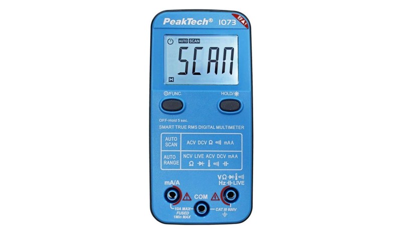 PeakTech P1073 AC/DC Smart-Multimeter (Testbericht)