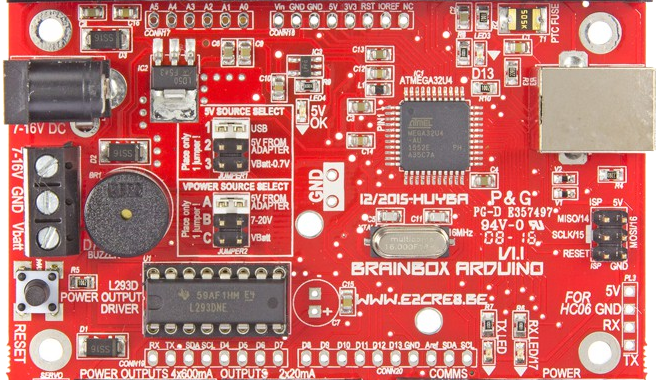 Brainbox AVR: Verbesserter Arduino Leonardo