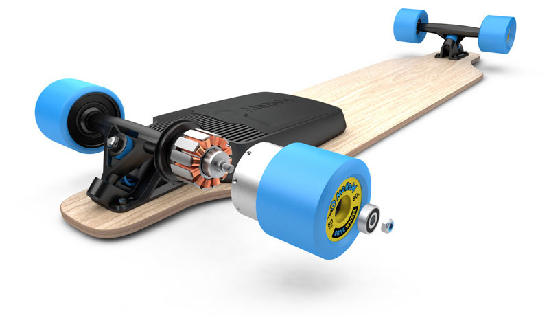 Nachrüst-Antrieb für Skateboards