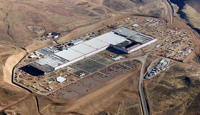 Teslas Gigafactory angelaufen