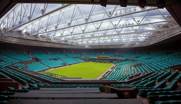 Wimbledon erstrahl in LED-Licht. Bild: Musco Lighting

 