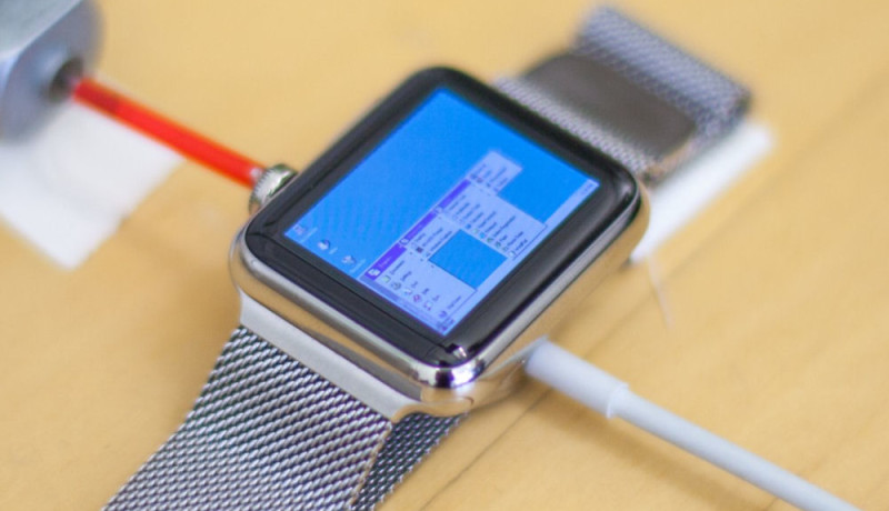 Windows 95 auf einer Apple Watch