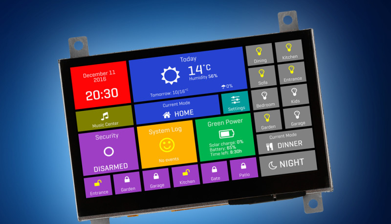 The MikroElektronika mikromedia HMI smart displays are powered by an FTDI Chip FT900Q.