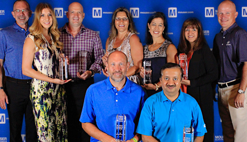 The Mouser Best-in-Class Award winners for 2016