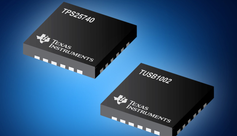 The TPS25740/TPS25740A and TUSB1002 meet many worldwide industry standards and help improve connectivity of peripherals by quickly and easily transferring data.