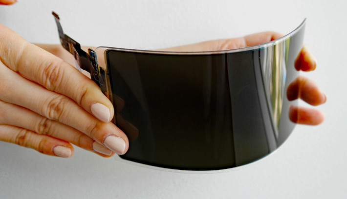Unzerbrechliches OLED-Display. Bild: Samsung.