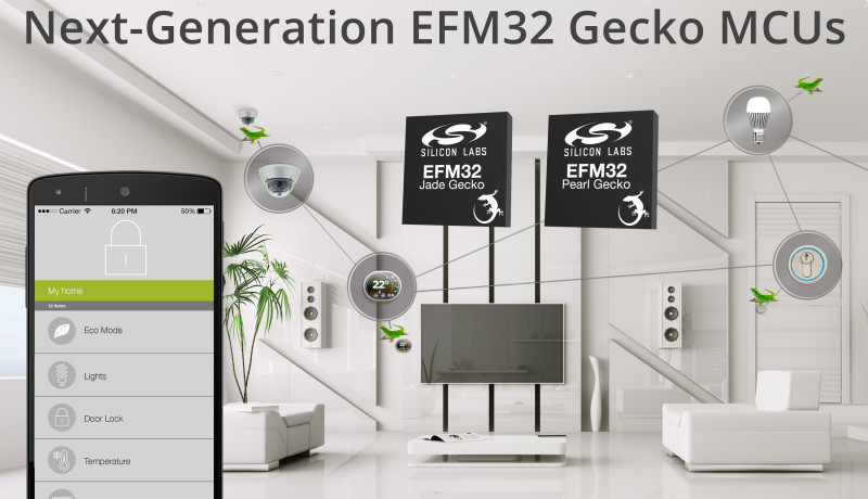 Silicon Labs Secures IoT Nodes with New EFM32 Jade and Pearl Gecko Microcontrollers