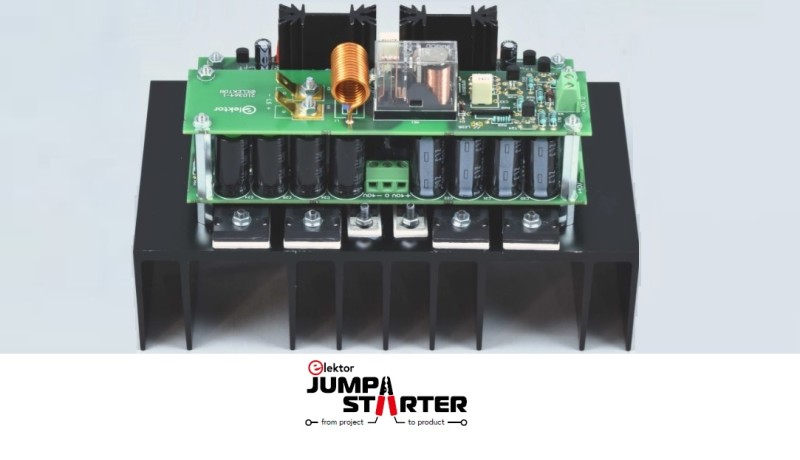 Neuer Jumpstarter: Der Verstärkerbausatz Elektor Fortissimo-100