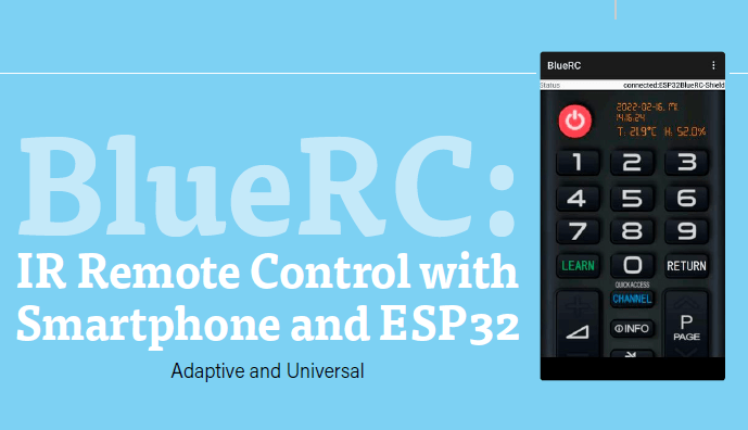 BlueRC: Eine IR-Fernbedienung mit Smartphone und ESP32