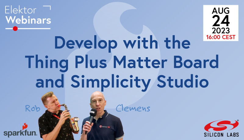 Webinar: Entwickeln mit dem Thing Plus Matter Board und Simplicity Studio
