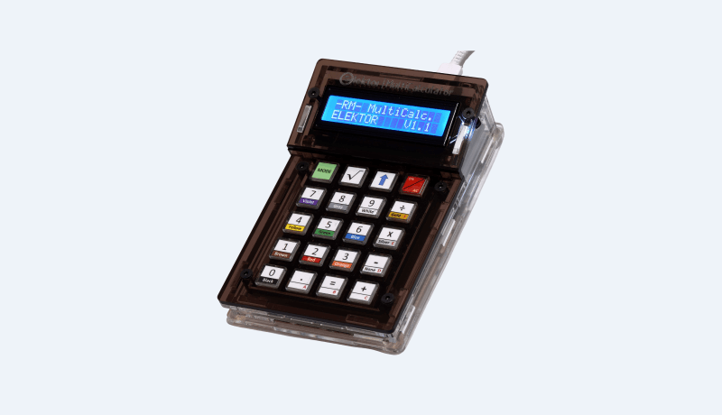 Das Elektor MultiCalculator Kit: ein Arduino-basierter Taschenrechner mit 22 Funktionen