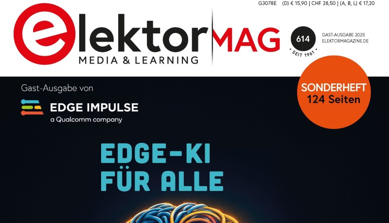 Jetzt erhältlich: Elektor-Magazin, herausgegeben von Edge Impulse