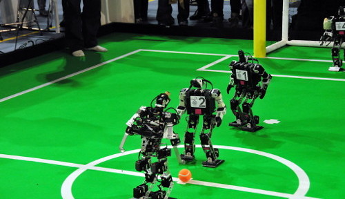 RoboCup 2013 in Eindhoven. Von Ralf Roletschek. GNU Free License