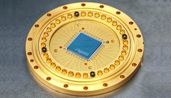 19-Qubit-Prozessor. Bild: Rigetti Computing.