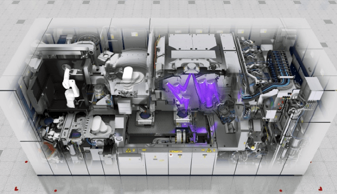 TWINSCAN NXE:3400B unterstützt EUV-Massenproduktion bei 7- und 5-nm-Strukturen. Bild: ASML.