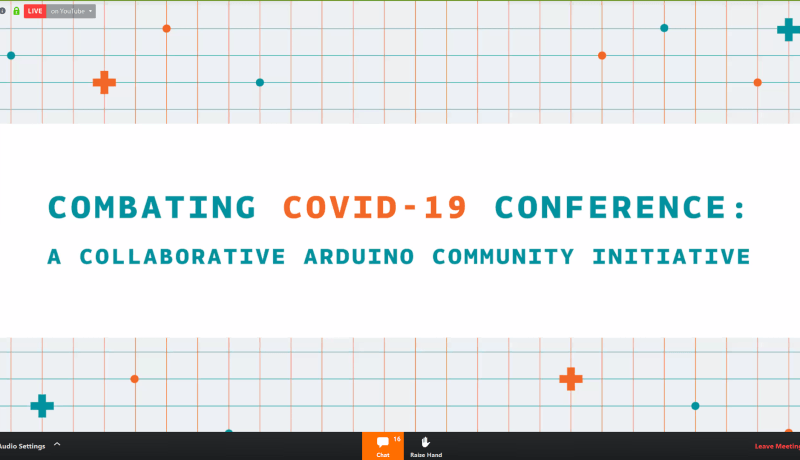 Konferenz: COVID-19-Bekämpfung - eine Initiative der Arduino-Community