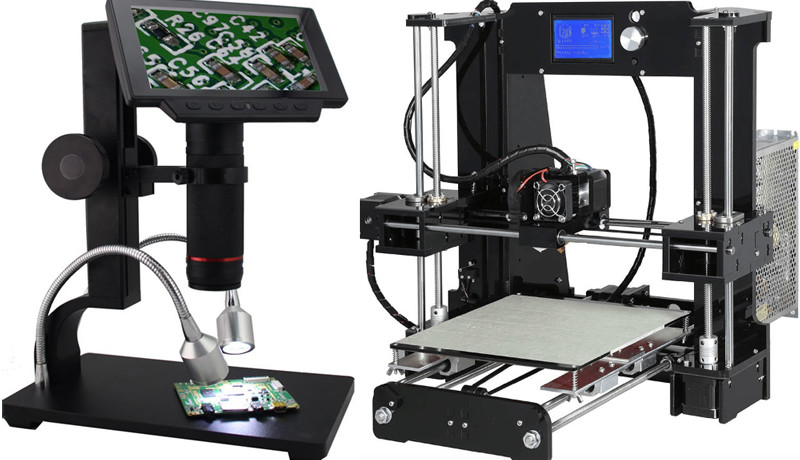 Anet 3D-Drucker und des Andonstar-Mikroskop