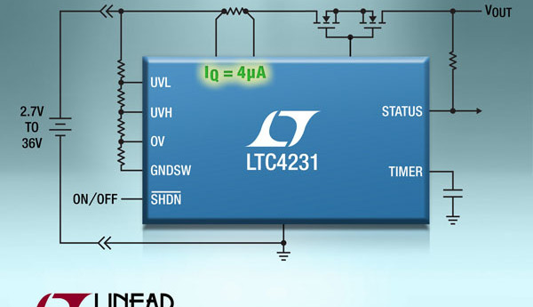 Double contrôleur d’alimentation Hot Swap  à très faible Iq