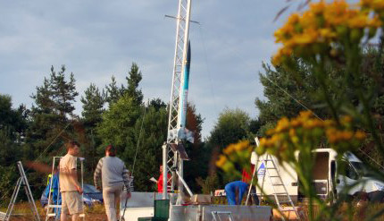 Concours national de fusées expérimentales à Biscarosse