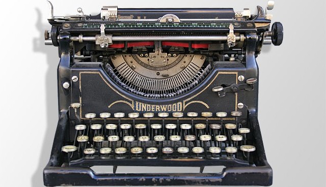 La machine à écrire est morte