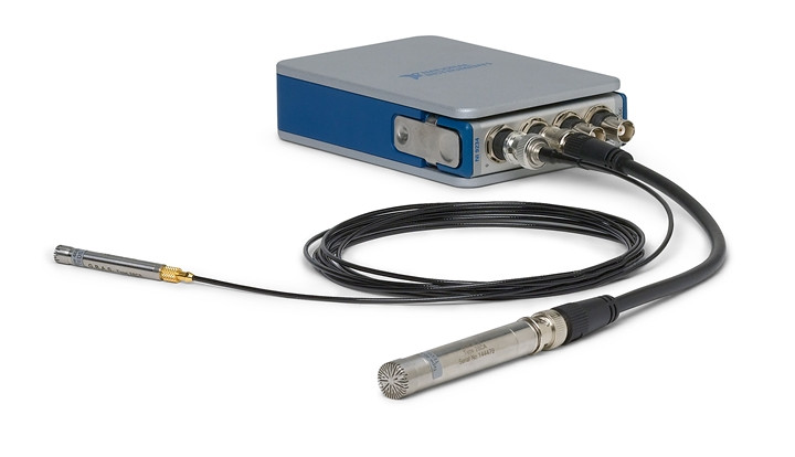 National Instruments propose des microphones de mesure