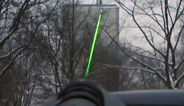 Antenne HyperLOG avec pointeur laser (option)