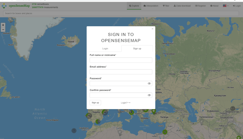 Mon voyage dans le nuage (26) : mesures ESP32 sur openSenseMap