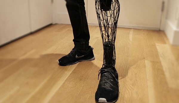 Prothèse skeuomorphique imprimée en 3D