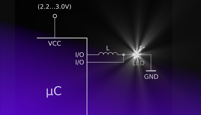 Article inédit génial : convertisseur élévateur à LED pour µC