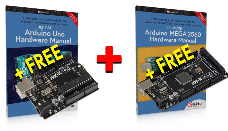 Produit de la semaine : Arduino Uno et Arduino Mega 2560 plus deux livres