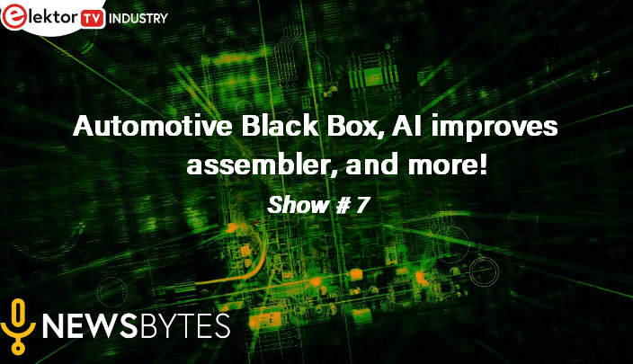 Elektor News Bytes : Boîte Noire Automobile, l'IA Améliore l'Assembleur et Plus !