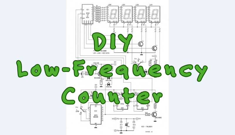 Circuit : Compteur de fréquence basse DIY