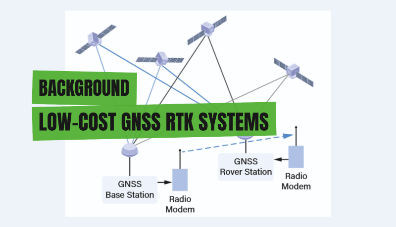 Systèmes GNSS RTK à faible coût avec un degré de précision de l'ordre du centimètre