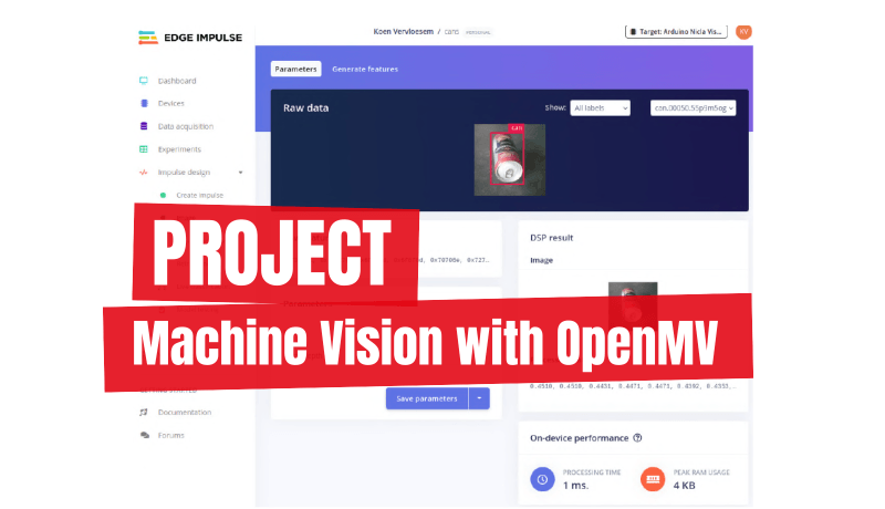 Vision artificielle avec OpenMV: Créer un détecteur de canettes de soda