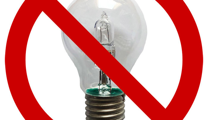 Les lampes à halogène haute tension sont bannies depuis le 1er septembre
