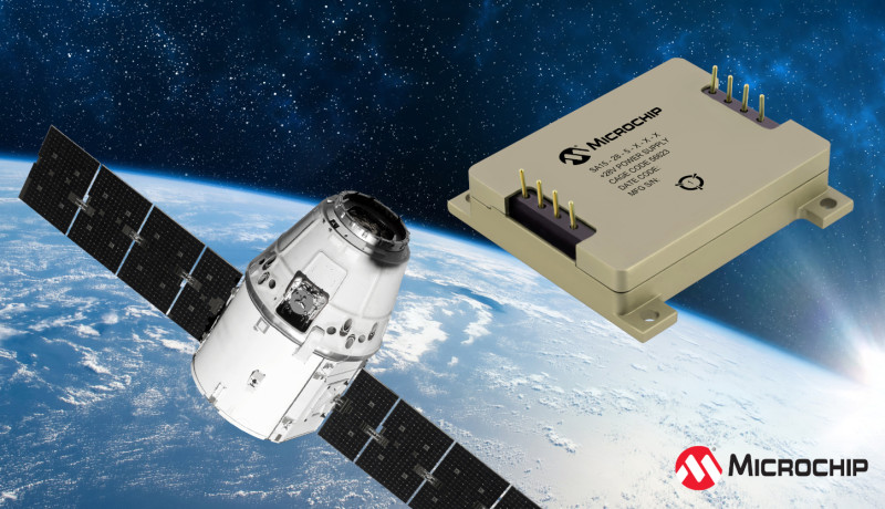 Convertisseur SA15-28 de Microchip pour les applications spatiales