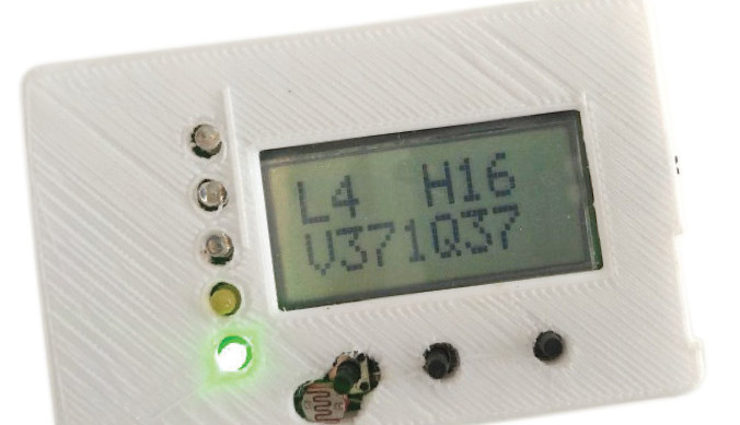 moniteur de la qualité de l'air, portable et autonome, pour particules de 2,5 µm