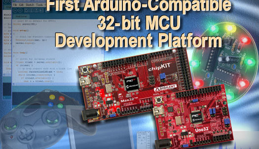 Eerste Arduino-compatibele 32-bits ontwikkelborden van Microchip