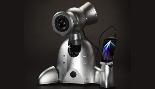 Muzikale robot voor smartphone