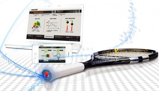 Interactief tennisracket