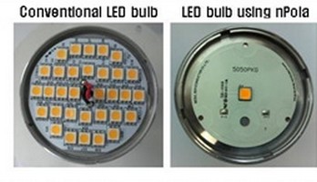 Non-polar LED is vijf keer helderder