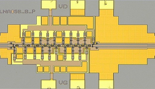 Eerste transistorversterker voor 0,85 THz