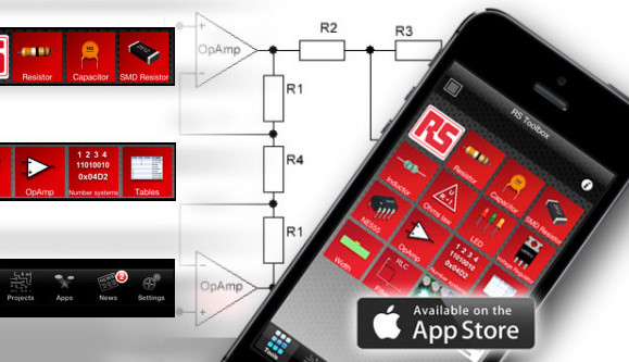 Gratis Toolbox-app van RS Components