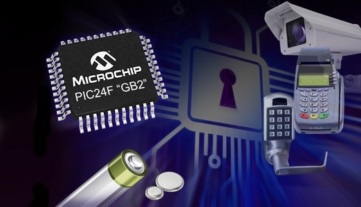 Microchip-PIC's met geïntegreerde encryptie-engine