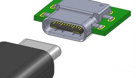 Omkeerbare USB-connector klaar voor productie